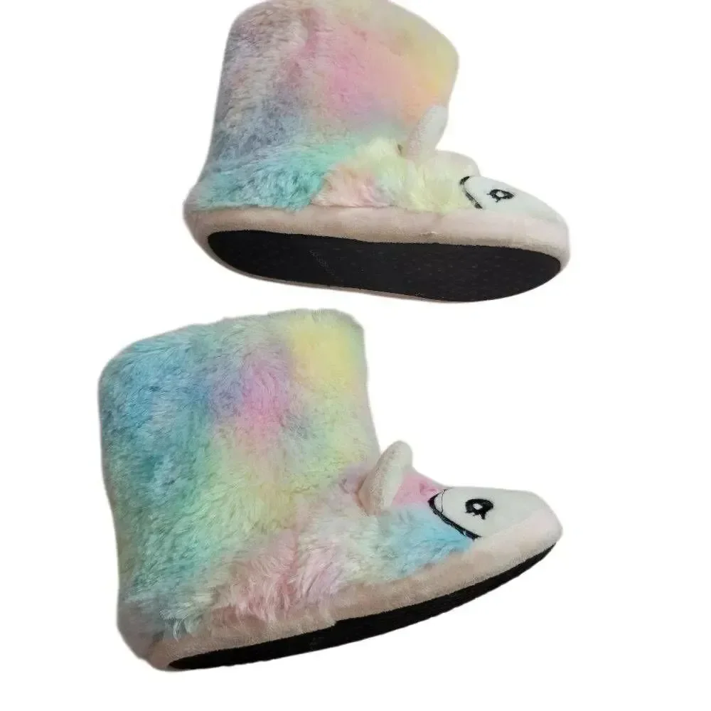 Rainbow Llama slippers 11/12